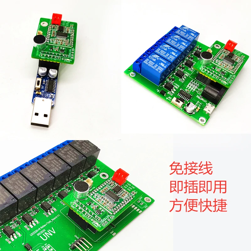 Asr Spraakherkenningsmodule Voice Control Development Board Ai Smart Home Aanpasbare Inzendingen Ver Overschrijden Ld3320