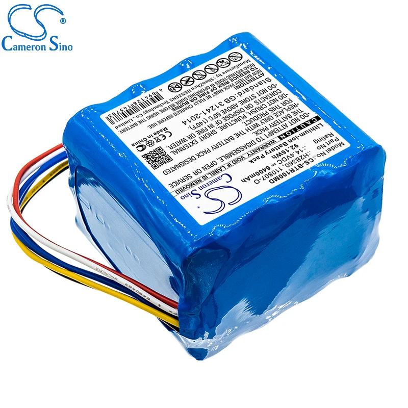 Camera Onsino-Batería de repuesto para IMT Medical Bellavista 1000, 030.811.020 mAh/92.16Wh, color azul, 6400