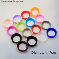 SW 7cm Silicone cup bottom cover Coaster Sleeve Sheath 70MM Cup Bottom Ring Wear-resistant Shatter-resistant Bottom Cover