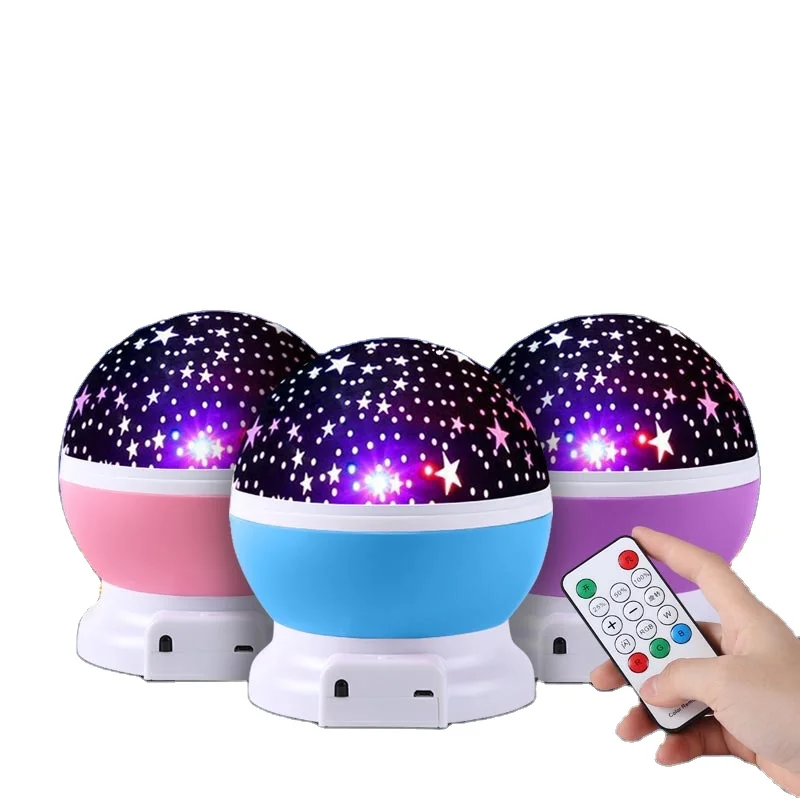 

Galaxy Projector Starry Sky Rotating LED Night Light USB Recharger Children Bedroom Planetarium Star Nursery Moon Table Lamp