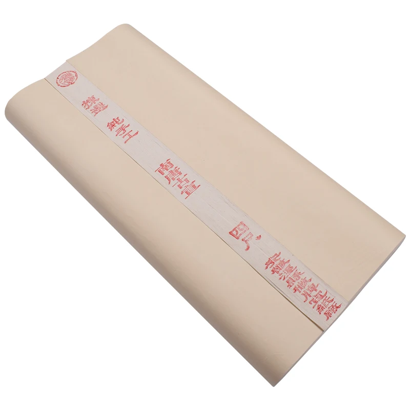 

Sandalwood Hemp Paper Handmade Half-Ripe Xuan Paper Long Fiber Rice Paper Seal Script Brush Calligraphy Retro Papier Rijstpapier