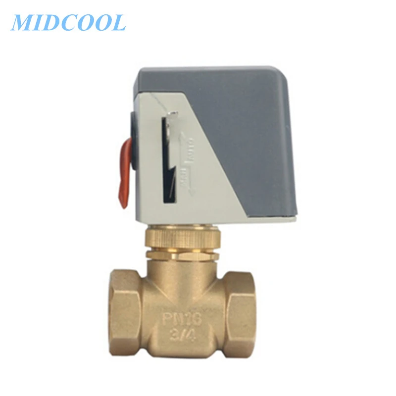 Electric Ball Valve Air Conditioning Fan Coil Electric Valve Normally Closed VA-7010-8503 1/2\