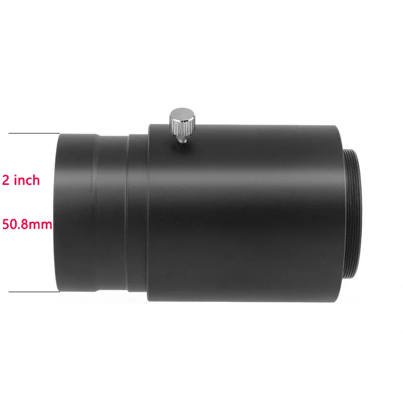 StarDikor 2 Inch Variable Telescope Camera Adapter Extension Tube With Camera T Ring Adapter For Canon Nikon Sony Fuji M4/3