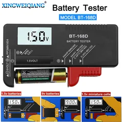 Strumento diagnostico di capacità della batteria digitale Tester della batteria Display LCD controllare il Tester universale delle celle a bottone AAA AA