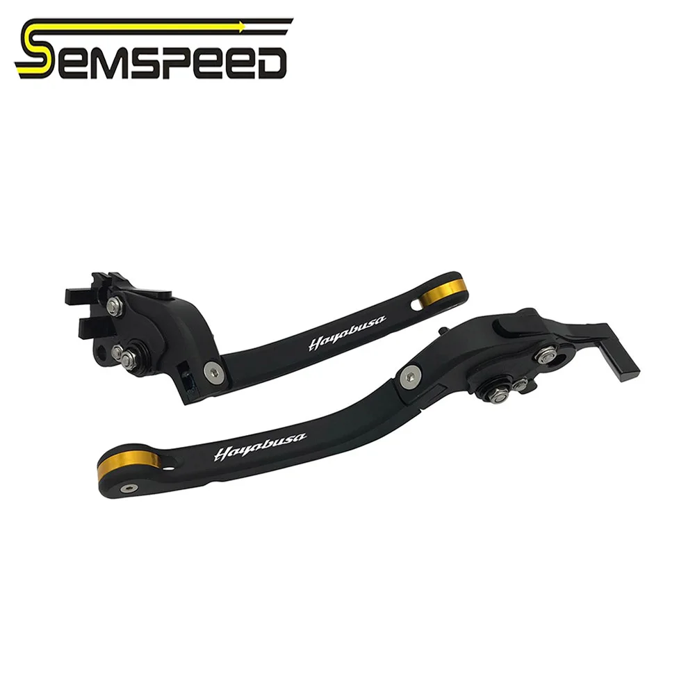 

SEMSPEED для Suzuki HAYABUSA/GSXR1300 2008-2019 2020 Мотоцикл с ЧПУ Новый складной тормозной рычаг сцепления ручки с логотипом HAYABUSA