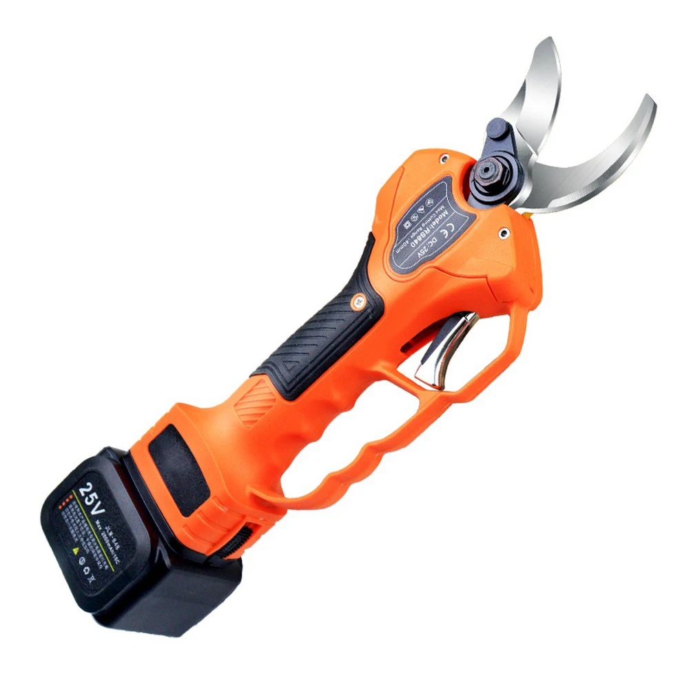 40MM Pruning Shears Electric Scissors Fruit Tree Lengthening Shears Cordless Pruning Machine High Branch Garden Scissor Tools