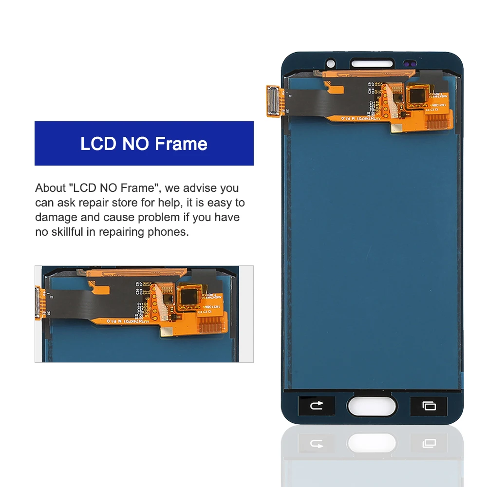 4.7\'\' Tested TFT For Samsung Galaxy A3 2016 LCD Display For Samsung A310 A310F Display Screen Touch Digitizer Assembly A310 LCD