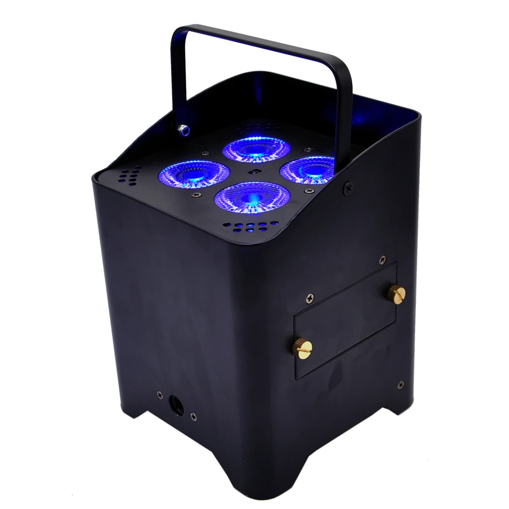 TIPTOP TP-G3045 6X18W Battery Power Wireless Infrared Remote Control 6IN1 Aluminum Led Par Light Freedom Mobile Phone Magic Home