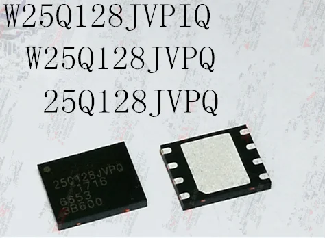 NEW           W25Q128JVPIQ          W25Q128JVPQ           25Q128JVPQ