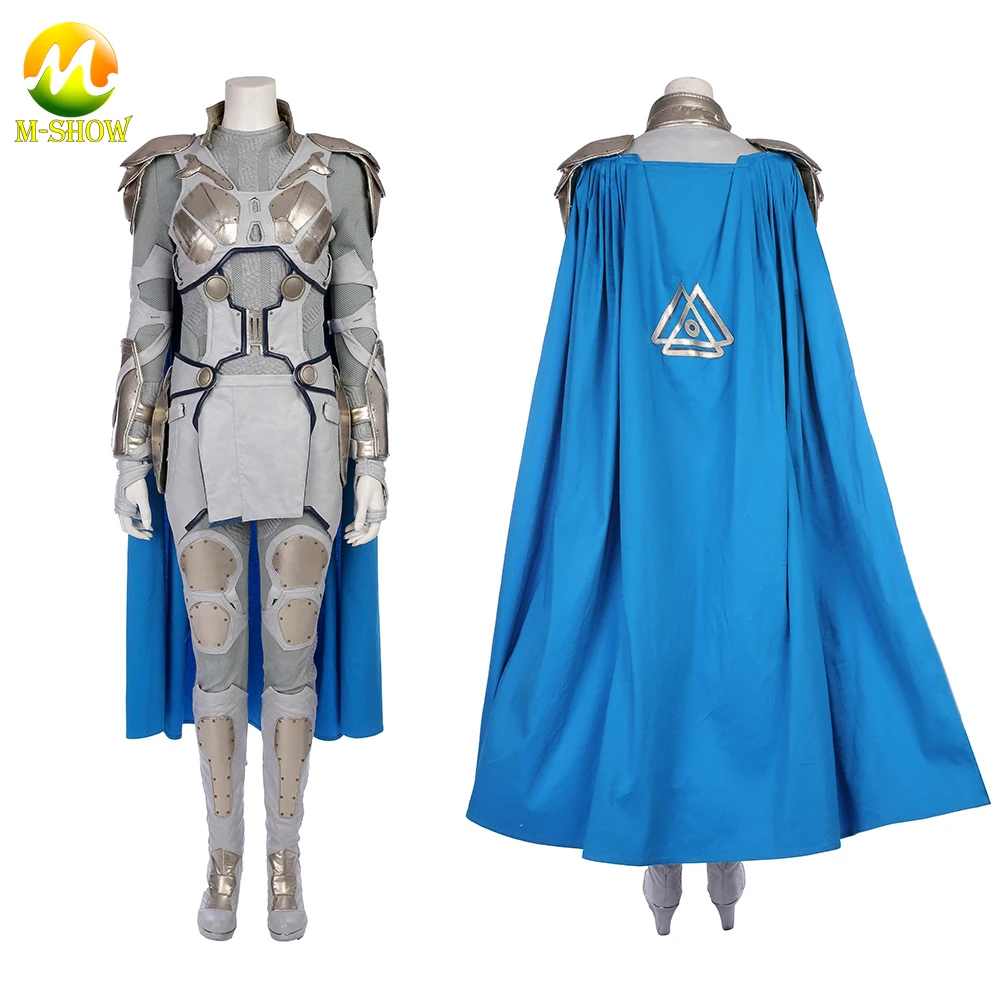 

Superhero Valkyrie Cosplay Costume Valkyrja Silver Battle Suit Women Armor Suit Halloween Carnival Outfits for Adult Custom Made