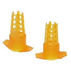 20 Pcs Plastic Bee Queen Cage Protective Cover Cell Cages Protector Bee Tools Beekeeping Equipments