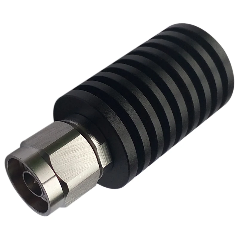 Conector macho rf coax 25w n com pequeno 50 ohm embutido, conector de carga manequim