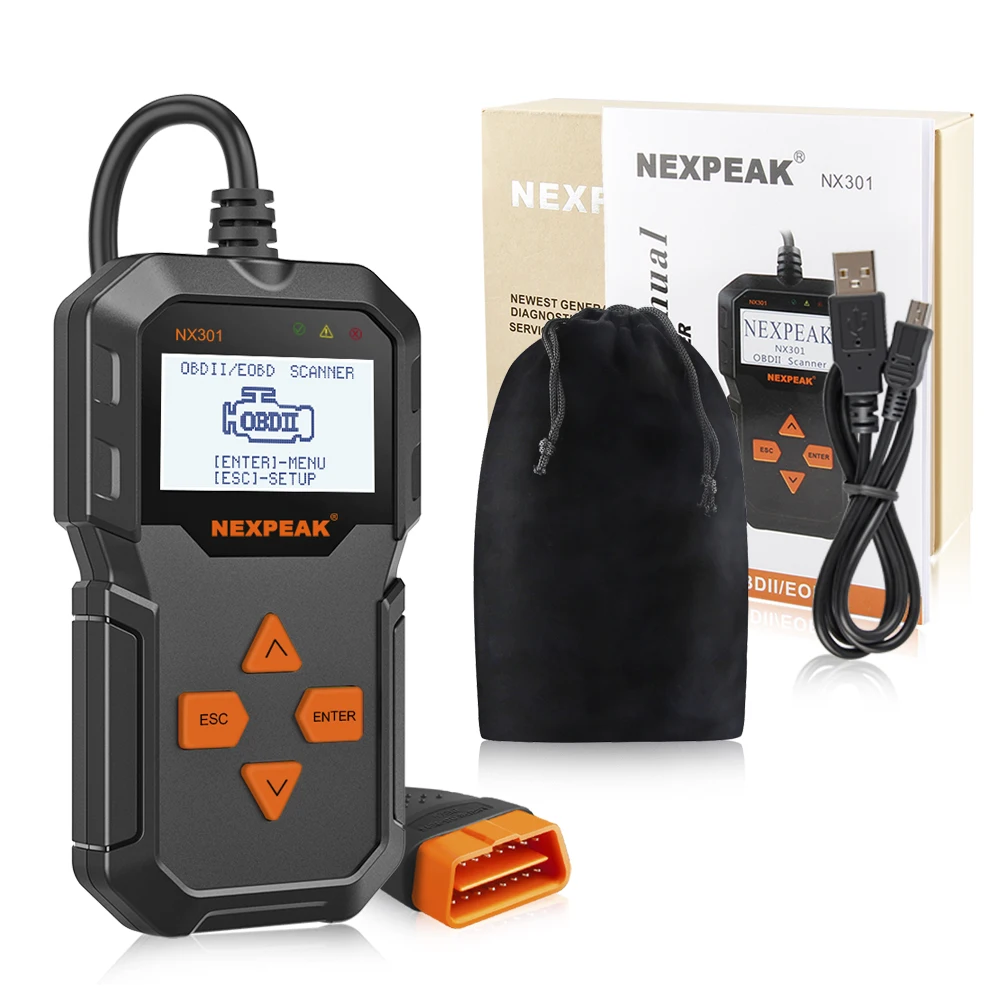 NX301 OBDII Universal Auto Car Diagnostic Tool Scannner Code Reader Diagnostic Scanner Tool OBD2 Tool Better than ELM327 AD310 image 6