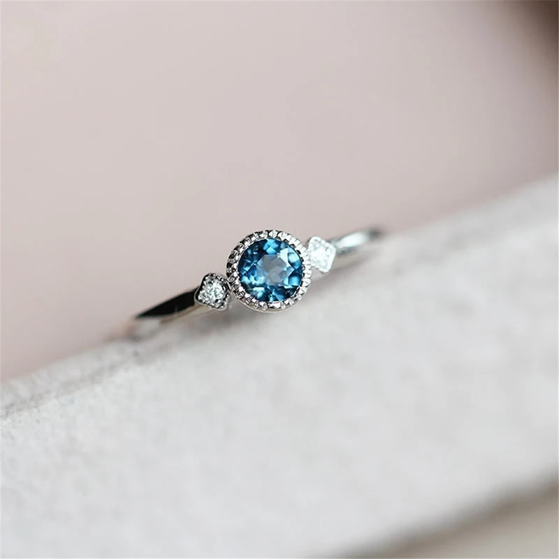 Fashion Crystal Zircon Rings For Women Accessories Jewelry Party Engagement Bridal Wedding Gift Simple Rings