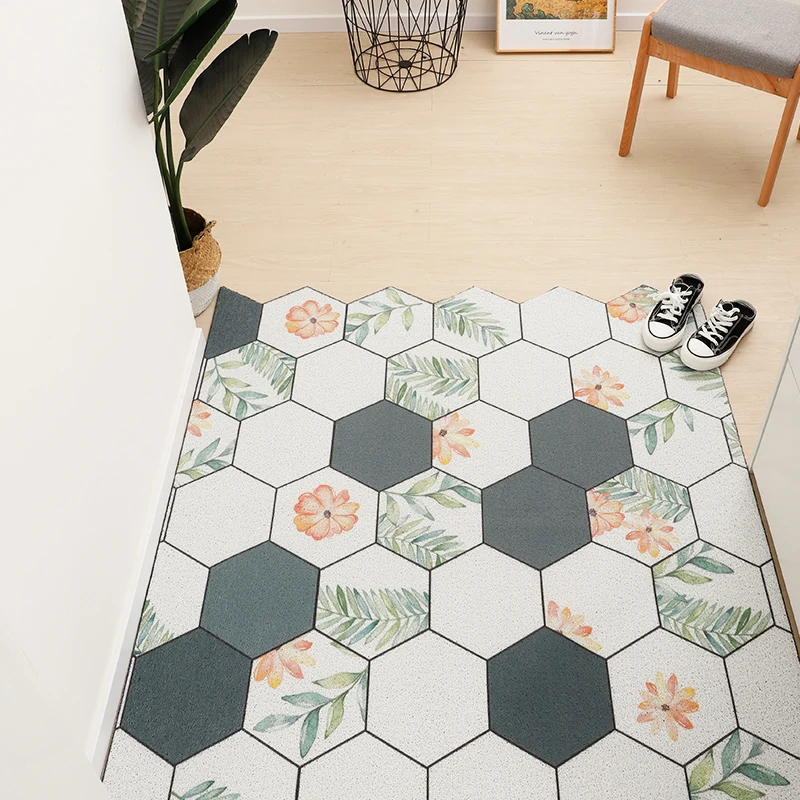 

Geometric Anti-slip Doormat for Indoor and Outdoor, PVC Waterproof Mats, Custom Carpet, Entrance Doormat, Home Decor