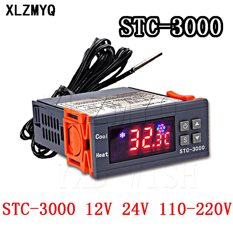 STC-1000 STC-3000 STC-3008 STC-3018 STC-3028 STC9200/LED Digital Temperature Controller Thermostat Thermoregulator Incubator 12V