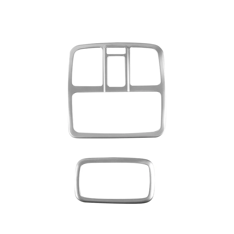 Car Roof Reading Light Frame Trims Chrome for Hyundai IX35 Tucson Ix 2009 2010 2011 2012 2013 2014 2015 Accessories