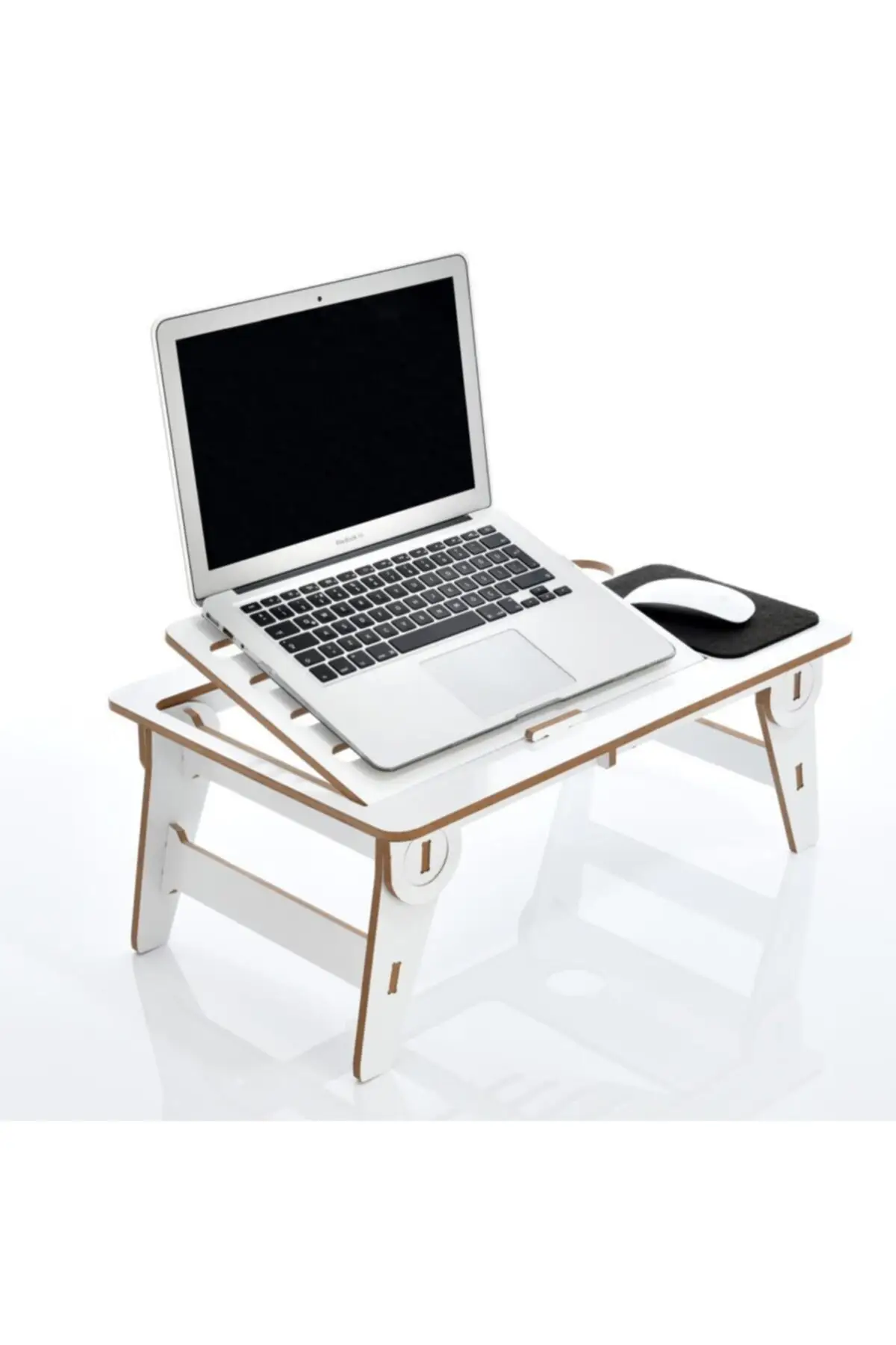 Prado Folding Leg Laptop Stand White - Ergonomic Design - Opportunity Product - Fast Delivery