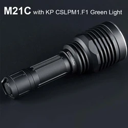 Convoy M21C with KP CSLPM1.F1 Green Light Led Flashlight 21700 Torch Linterna Hunting Light Work Latarka Portable Lighting