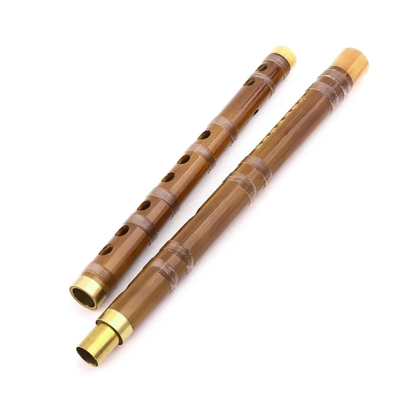 Professional Bamboo Flute Chinese Woodwind Key Transverse Flute DiZi Y51D