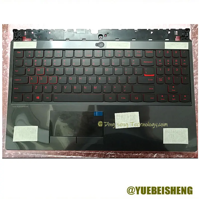 YUEBEISHENG                  NEW for Lenovo Legion Y7000 Y530 Y7000P US keyboard upper cover upper case Touchpad