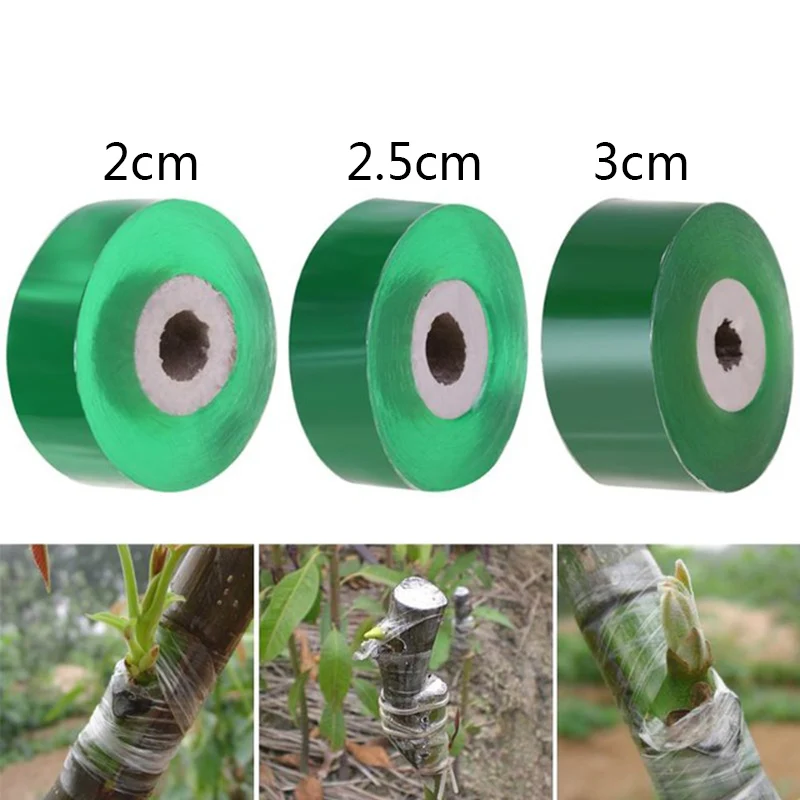 

2/2.5/3cm X100m Eco-friendly Biodegradable Grafting Tape Graft Membrane Gardening Bind Belt Engraft Branch PE Plant Tie Tape