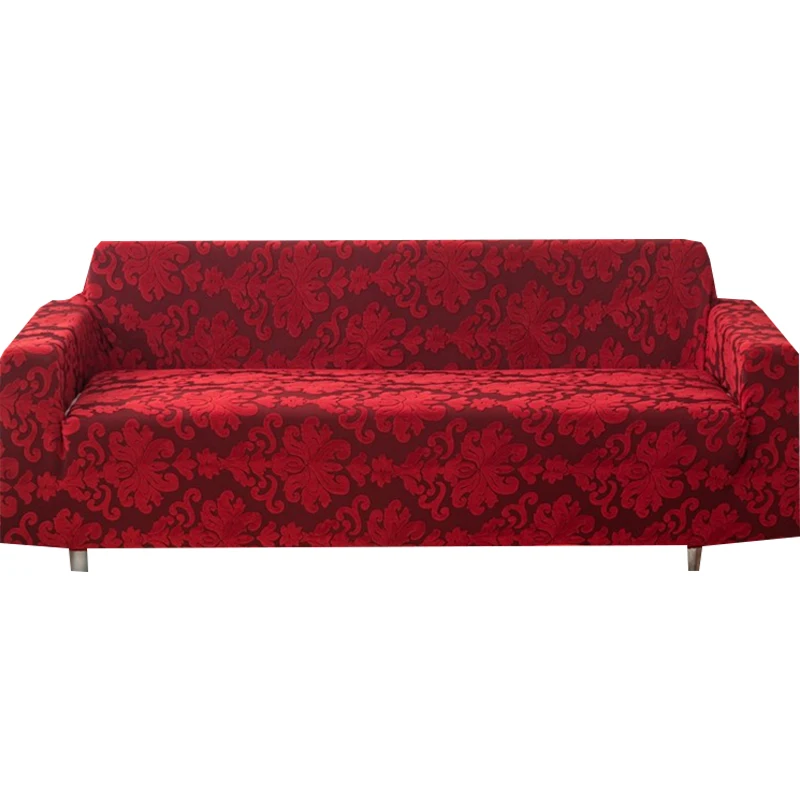 

Universal Jacquard Elastic Sofa Cover, All-Inclusive, European-Style, Festive Red, Classical Stretch Cover