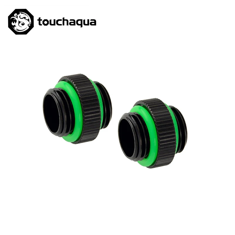 2pcs Bitspower Touchaqua Mini Dual Male G1/4