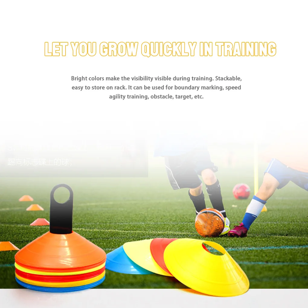 15 Pcs/set 19cm Football Training Sports Saucer Cones Marker Discs Soccer Entertainment Sports Accessories