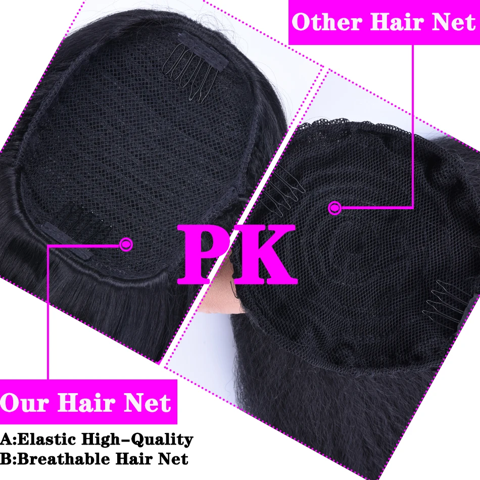 34inch Synthetic Drawstring Ponytail Hair Extension Clip in Fake Wig Hairpiece Pigtail Long Smooth Overhead Pony Tail