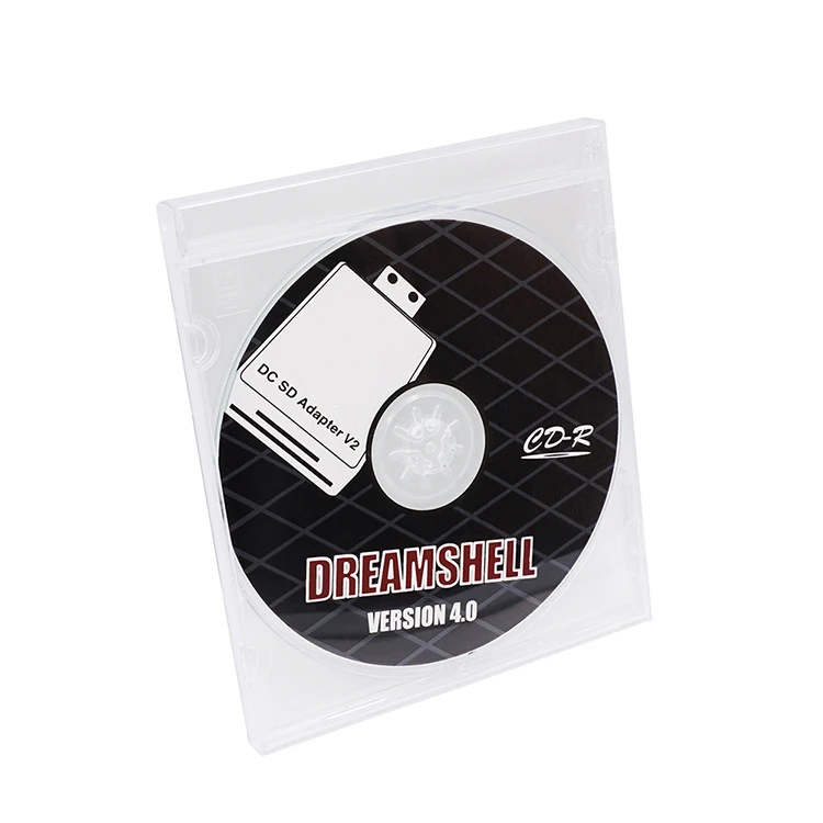 Prático adaptador de leitor de cartão sd/tf com cd para sega dc para sega dreamcast dreamshell v4.0 acessórios de console de jogos