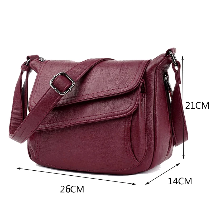 Super Quality Leather Luxury Handbags Women Bags Designer Summer Style Female Bag White Purses Sac Female Shoulder Messenger Bag