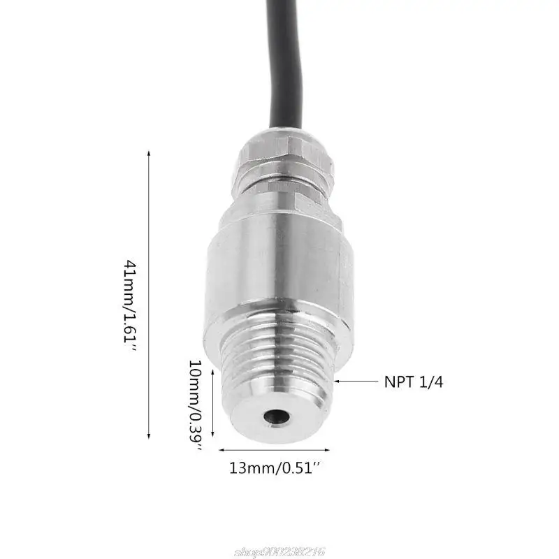 Imagem -06 - Transmissor Sensor dc 5v Npt Sensor Transmissor de Pressão Aço Inoxidável Óleo ar Água 10 20 30 Bar Jy27 12