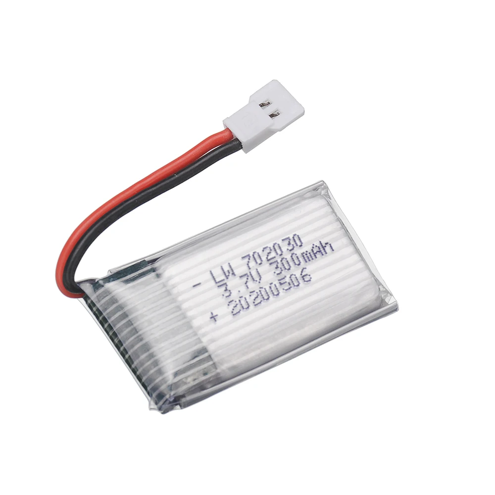 3.7V 300mAh Lipo Battery For Udi U816 U830 F180 E55 FQ777 FQ17W Hubsan H107 Syma X11C FY530 RC Drone Parts 3.7v 702030 Battery