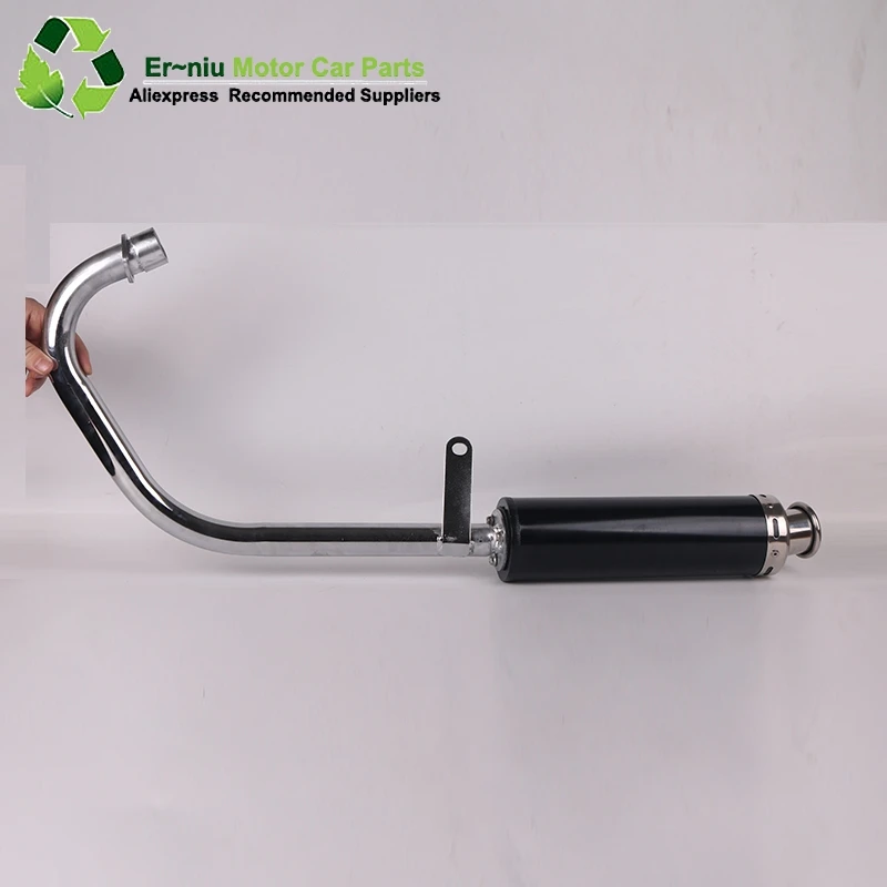 Motorcycle Exhaust Full System Muffler Contact Pipe Slip-On CG125 CG150 CG200 CG 125 150 200