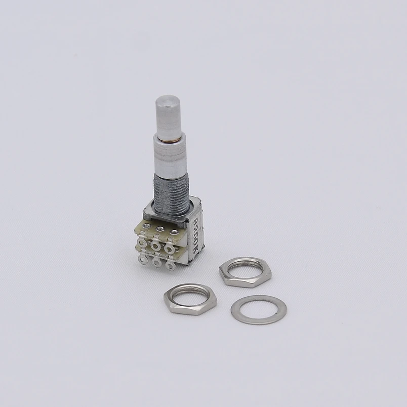 1 Set   Guitar Bass Stacked Dual Concentric Potentiometer(POT) With Center Detent Guitarr Accessories