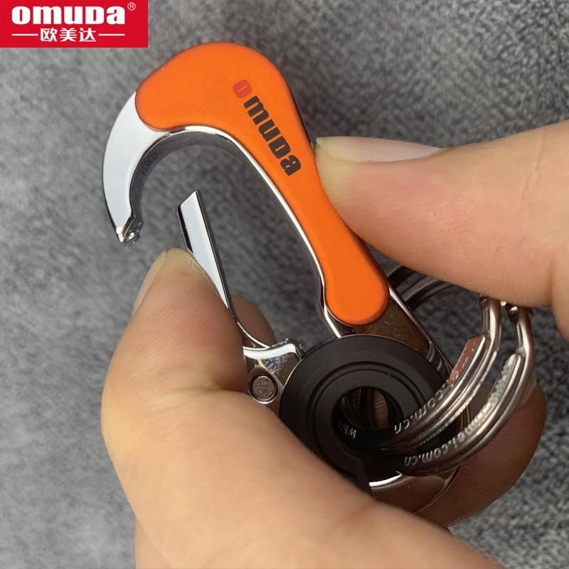 OMUDA Key Chains  Key Holder Keyring Men\'s Fashion Key Chain Birthday Gift Metal Key Ring Car Styling Auto Car Accessories