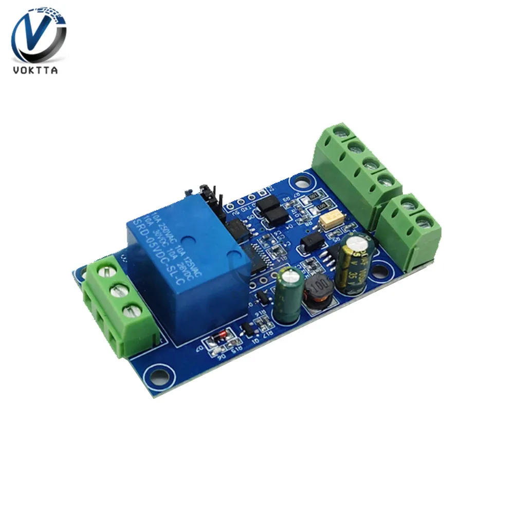 Modbus RTU DC 7-24V 1/2 przekaźnik kanału przełącznik modułu Modbus wyjście przekaźnikowe przełącznik 12V wejście RS485/TTL interfejs komunikacyjny