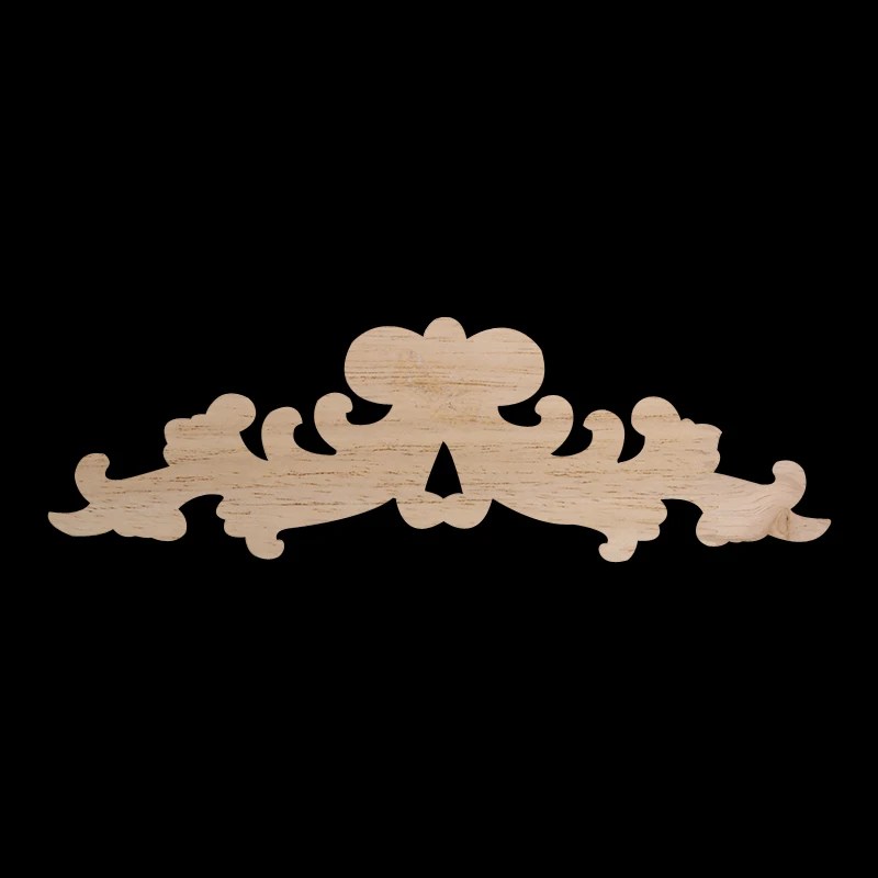 European Decal Door Heart Flower Spot Wholesale and Retail Wood Furniture Wood Carving Decorative Accessories Wood Decal Carved