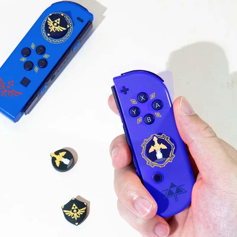 Uchwyt na kciuki czapka Joystick pokrywa ochronna dla Zelda Skyward miecz przełącznik do nintendo NS Lite Joy-con kontroler Thumbstick Case