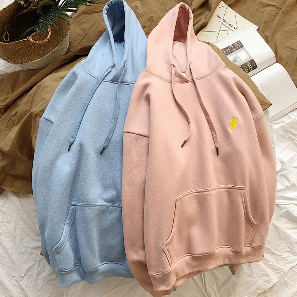 New Oversized Women\'s Hoodies Sweatshirts Embroidered Printing Loose Hoodie Fashion Hip Hop Sweatshirt Couples Tops