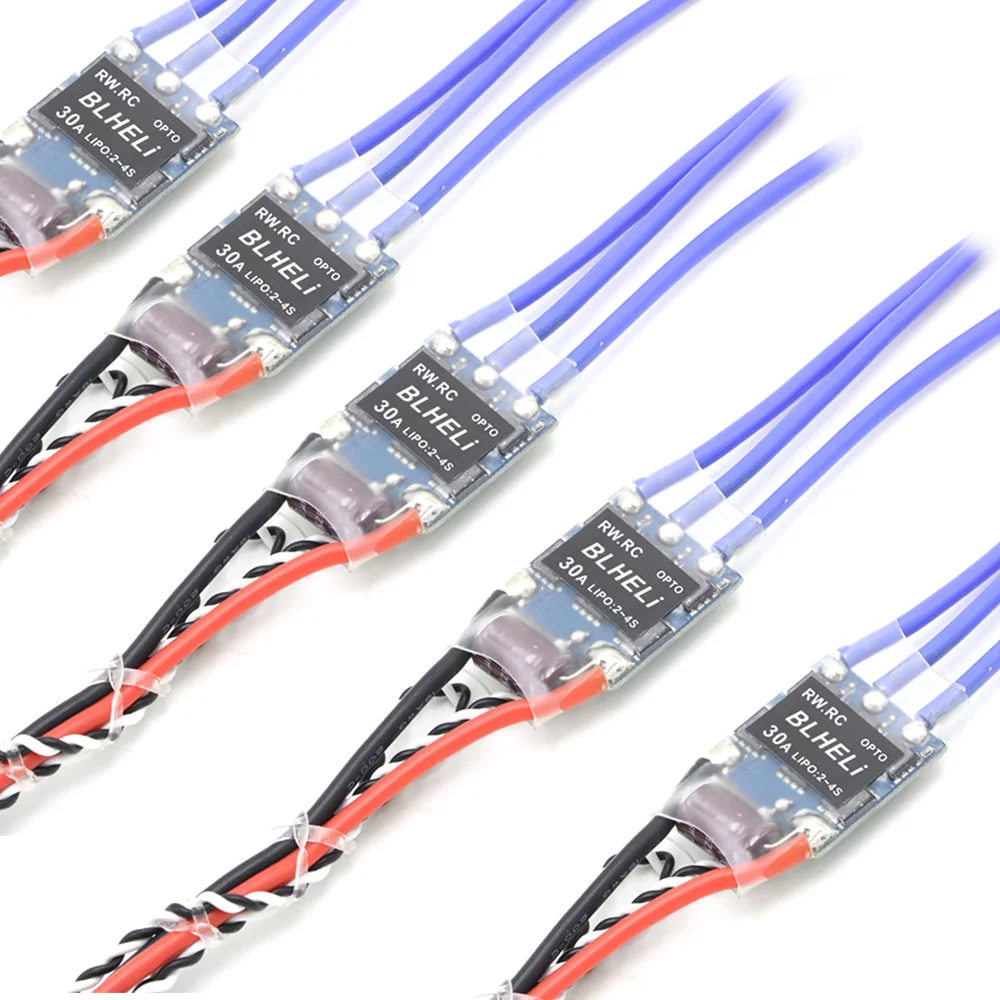 

4 шт./лот Mr.Rc 16A / 20A / 30A Mini SimonK BLHeli ESC OPTO 20-499Hz 18KHz PWM 2-4S для квадрокоптера мультикоптера QAV250 RC