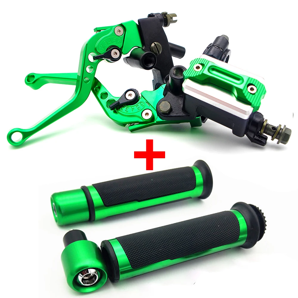 

Motorcycle Brake Clutch Levers Pump Handle Bar Handlebar Grips For YAMAHA thundercat SUZUKI burgman 400 HONDA cbr 250 KTM racing