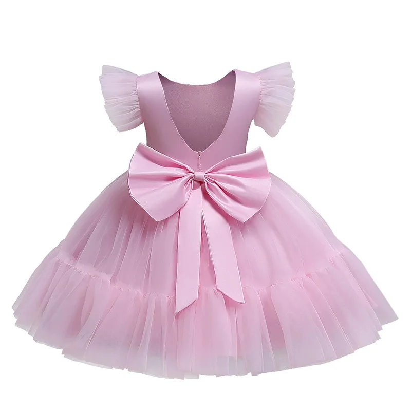 Christmas Children Elegant Dresses For Girls Spring Gauze Ball Gown Wedding Party Princess Costumes Kids 3-10 Years Old Vestidos