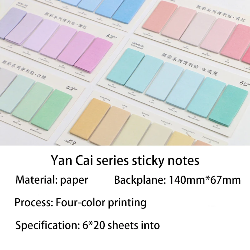 120Sheets Gradient Color N times Sticky Index Note Post Sticker Bookmark To Do List Paperlaria School Stationery