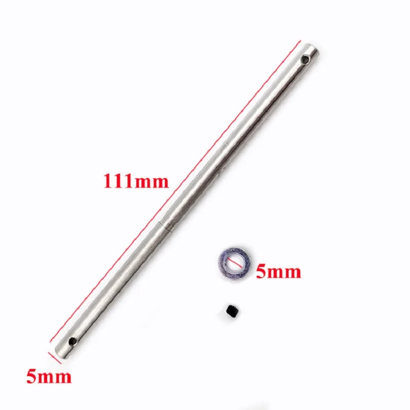 STASRC Albero rotore principale in metallo da 111 mm per elicottero TREX 450 DFC 450L 480