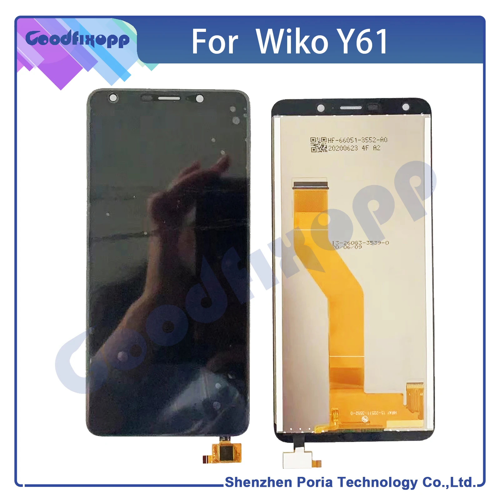 

For Wiko y61 Sunny 5 Sunny5 LCD Display Touch Screen Digitizer Assembly Repair Parts Replacement