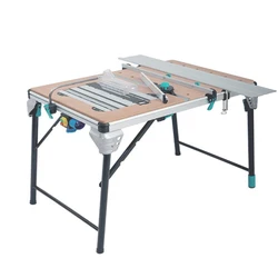 Multi-purpose heavy-duty folding woodworking work table Model 2500 worktable can be installed with milling accessories