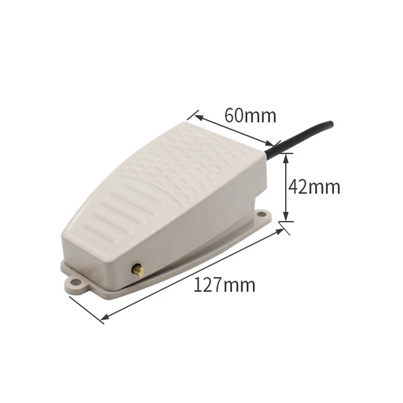 1 PCS Momentary Electric Control Foot Pedal Switch 3A 250V AC for spot welding machine Non-Slip Metal SPDT