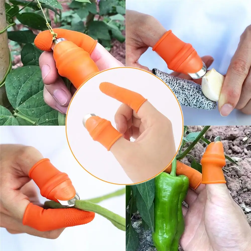 Thumb Cutter Gardening Tools Pruning Shears Garden Plants Vegetables Separator Picking Knife Multifunction Kitchen Finger Cutter